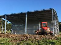 9 x 15 x 4.2 - 3 Bay Farm Hay + Machinery Shed - JE50  - Korumburra, South Gippsland