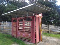 Cattle Crush Roof - Jumbunna Eng Korumburra