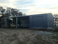 Custom Lockup + Open Bay Shed - Jumbunna Engineering