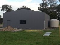 Custom Lockup + Open Bay Shed - Jumbunna Engineering