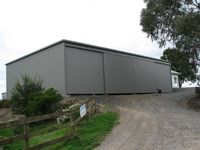 Custom Shed with Sliding Doors - Jumbunna Engineering, South Gippsland